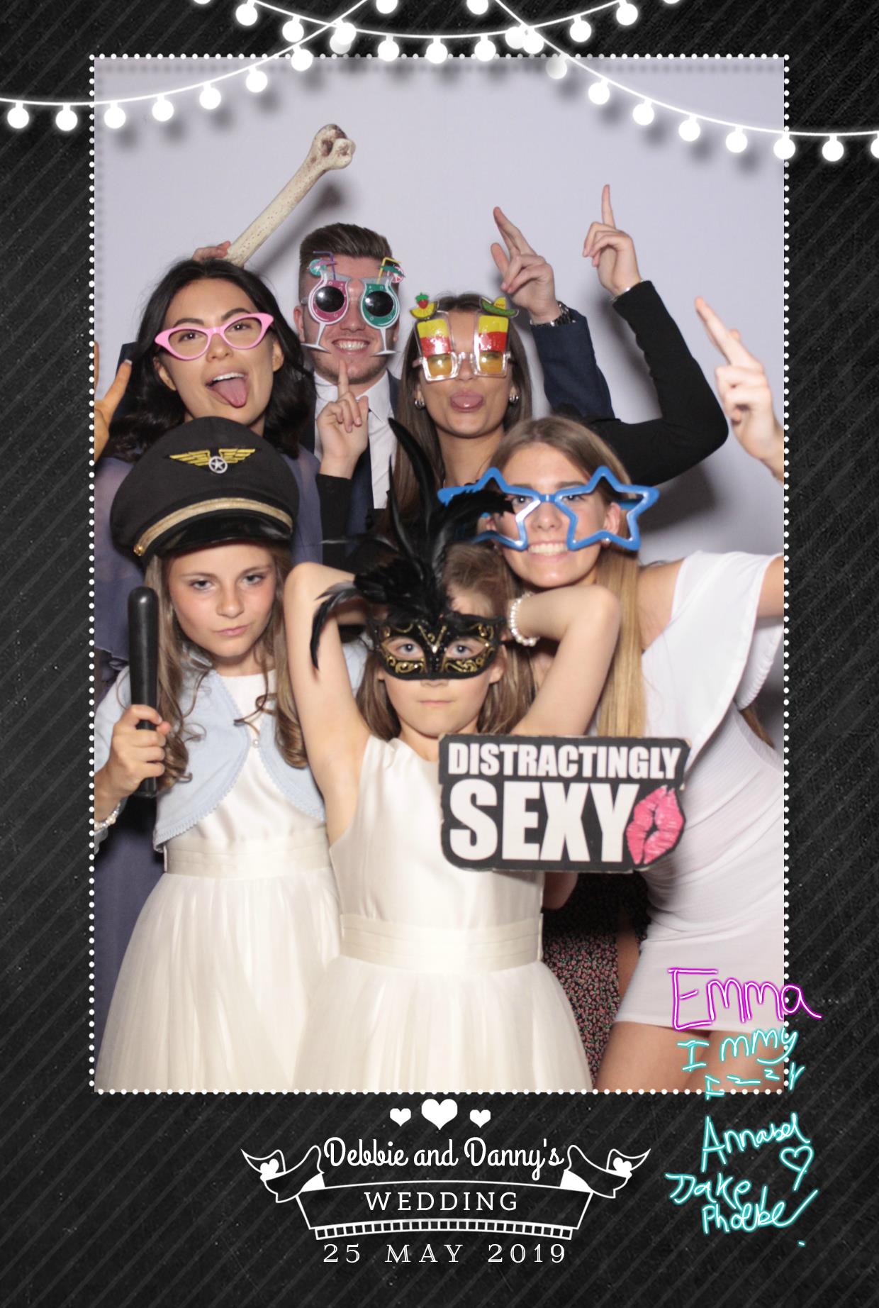 Debbie & Danny's Wedding | View more photos from the event at gallery.myphotoboothexperience.co.uk/u/MyPhotoBoothExperienceLtd/Debbie-Dannys-Wedding